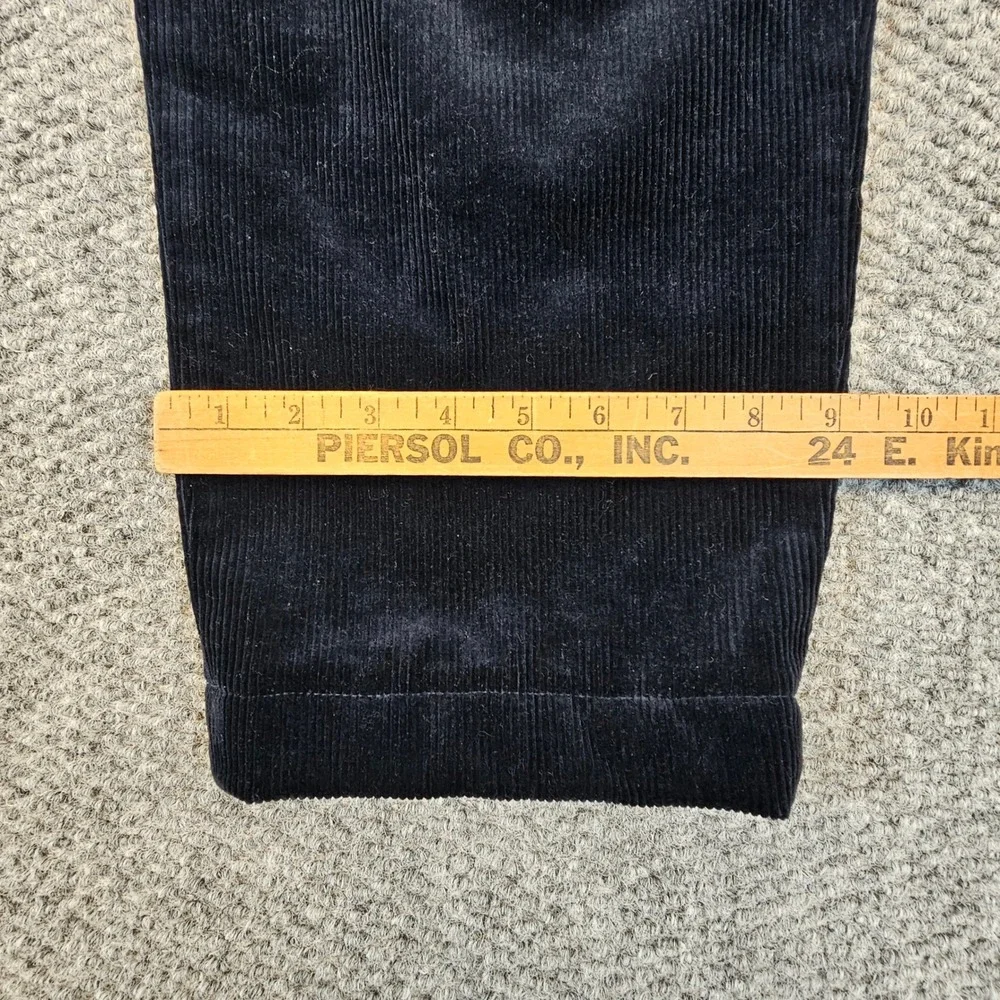 Polo Ralph Lauren Mens Navy Blue Corduroy Stretch Straight Fit Pants 38x25‎